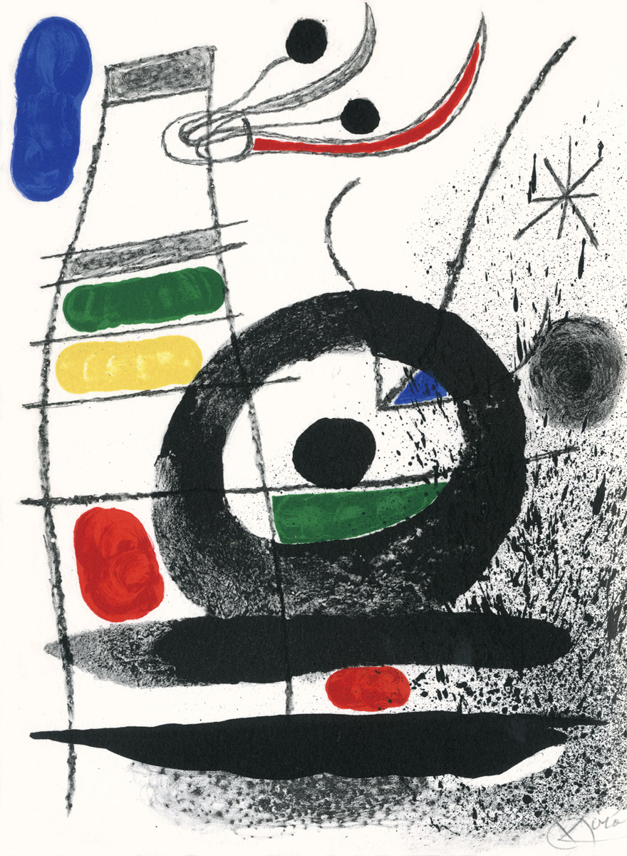 Joan-Miró-Livre-Lithographie-Le Chien de coeur-Glm, Paris-1969