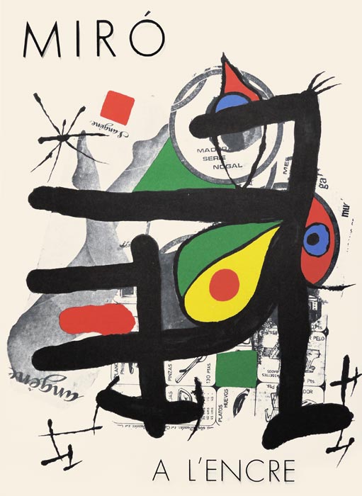 Joan-Miró-Livre-Lithographie-Miró-à-l-encre-XXe-Siècle,-Paris-1972
