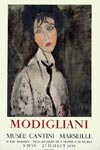 Amedeo Modigliani, Affiche, 1958