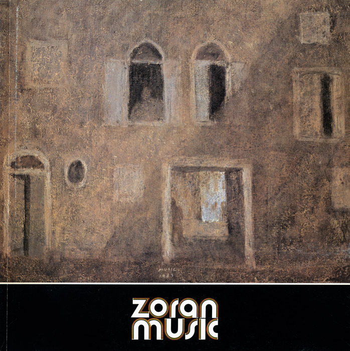Zoran-Music-Catalogue-Offset-Zoran Music-Galerie Claude Bernard, Paris-1983