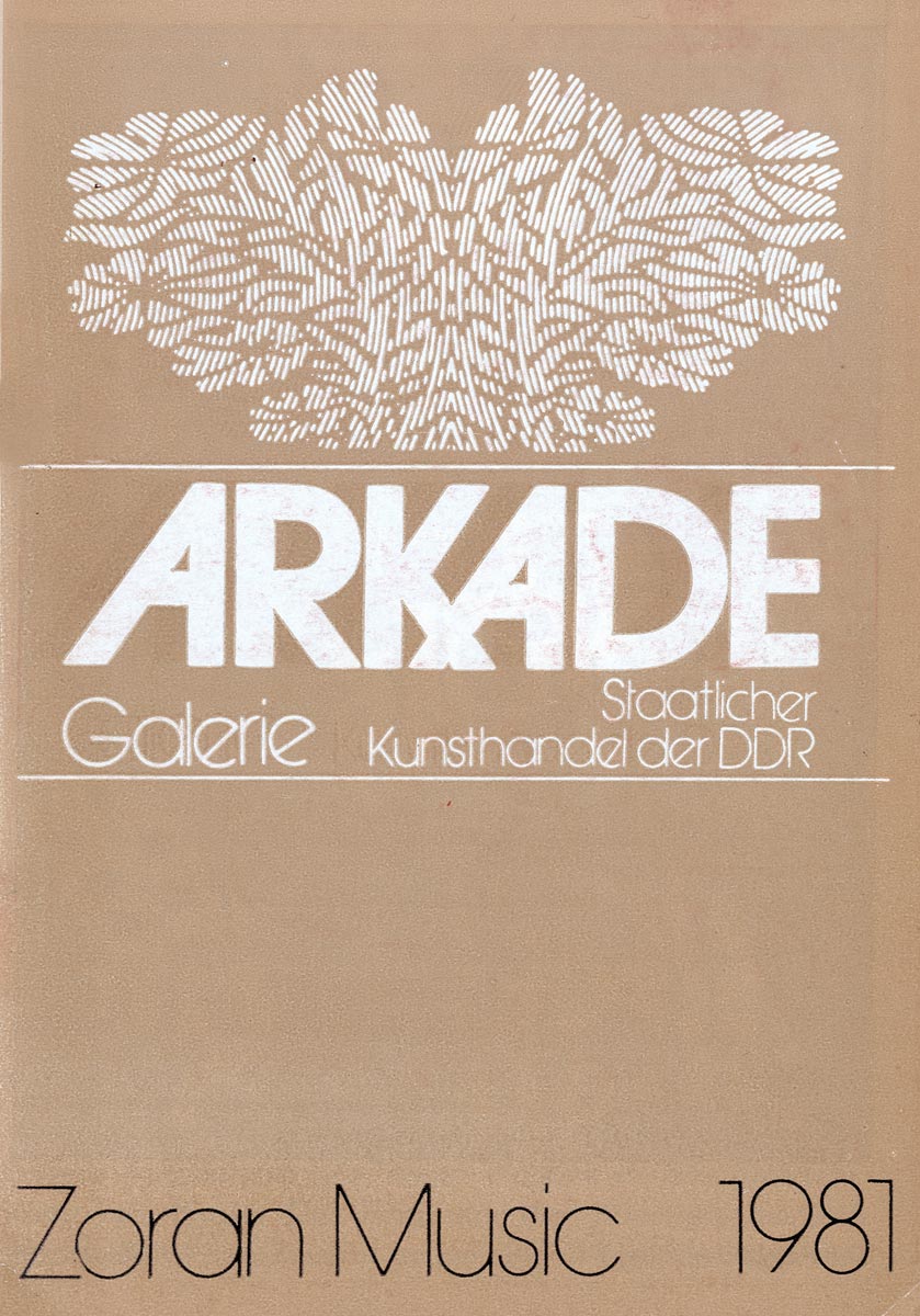 Zoran Music, Catalogue, 1981