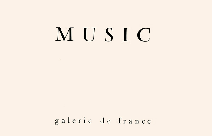 Zoran-Music-Catalogue-Offset-Music-Galerie de France, Paris-1964