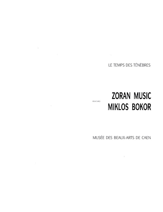 Zoran Music, Catalogue, 1995