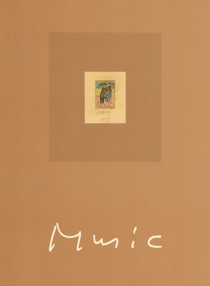 Zoran-Music-Catalogue-Offset-Zeichnungen, Aquarelle, Gouachen 1945 - 1990-Kulturreferat der Stadt, Klagenfurt-1990