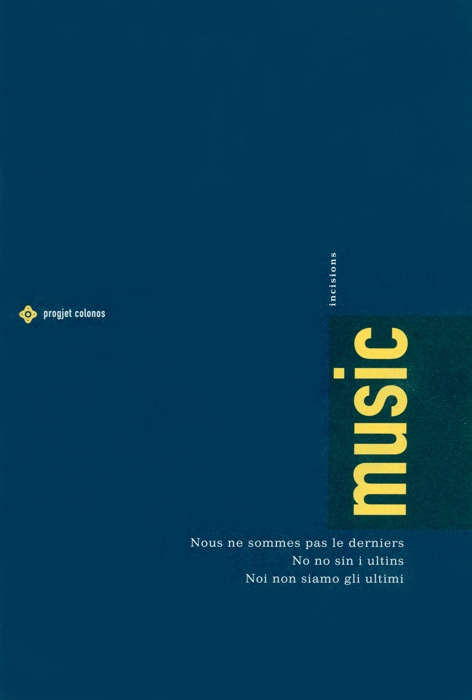 Zoran Music, Catalogue, 2000-2001