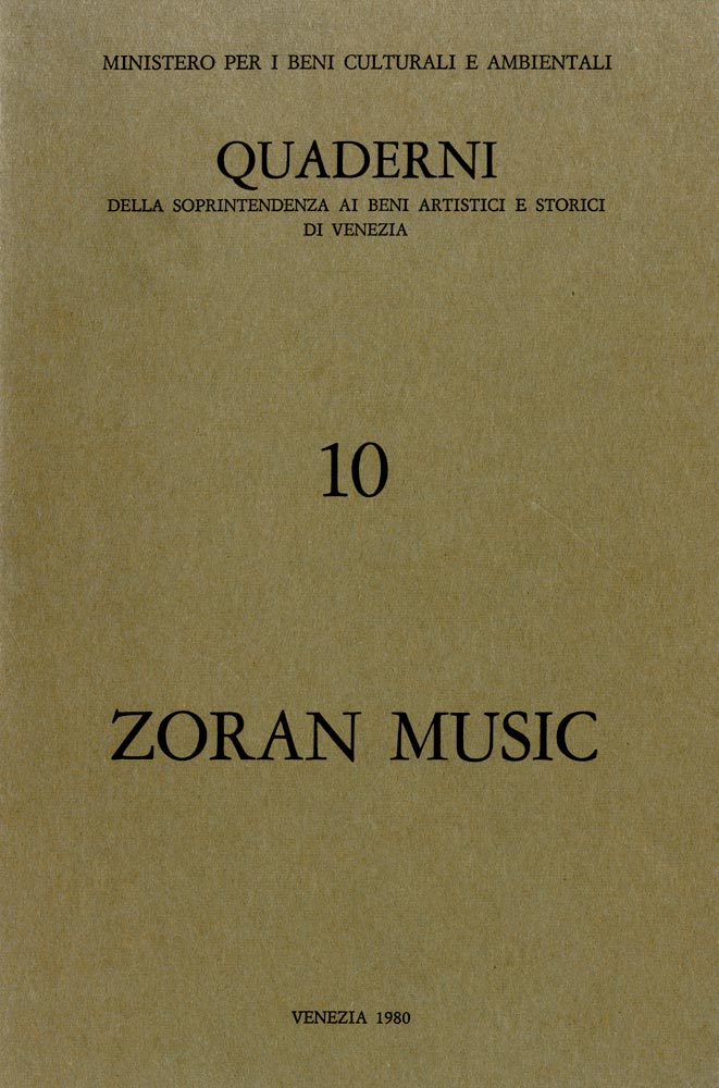 Zoran-Music-Catalogue-Offset-Zoran-Music,-Quaderni-10-Soprintendenza-ai-Beni-Artistici-e-Storici-di-Venezia-1980