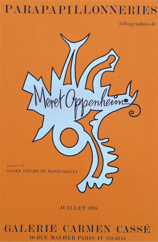 Méret Oppenheim, Affiche, 1976
