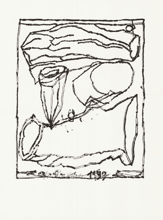 Jean-Pierre Pincemin, Lithographie, -Sans titre-, 1999