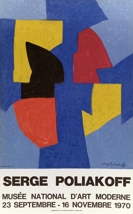 Serge Poliakoff , Affiche, 1970