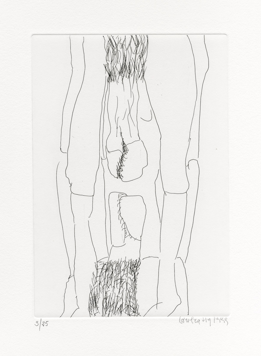 Carol-Rama-Estampe-Eau-forte-Cadeau-Franco-Masoero,-Torino-1999