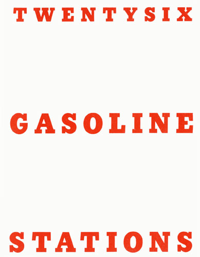 Edward Ruscha, Livre, -Twentysix Gasoline Stations-, 1969