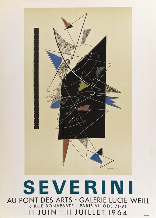 Gino Severini, Affiche, 1964