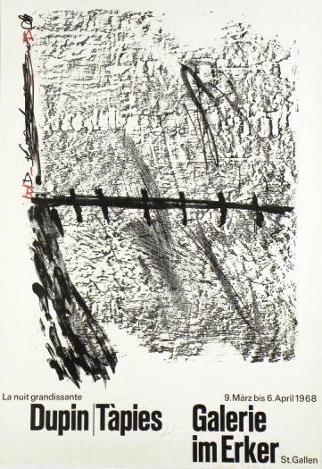 Antoni Tàpies, Affiche, 1968