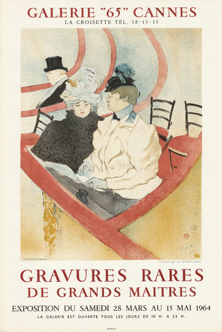 Henri de Toulouse-Lautrec, Affiche, 1964