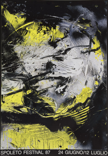 Emilio Vedova, Affiche, 1987