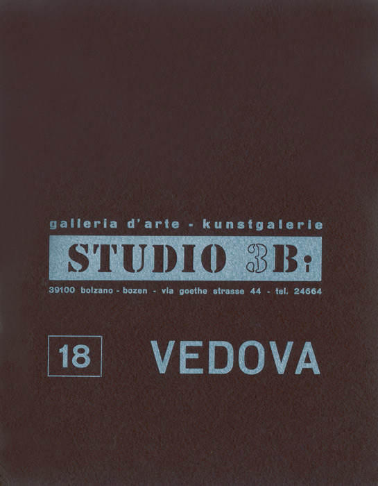 Emilio Vedova, Catalogue, 1971