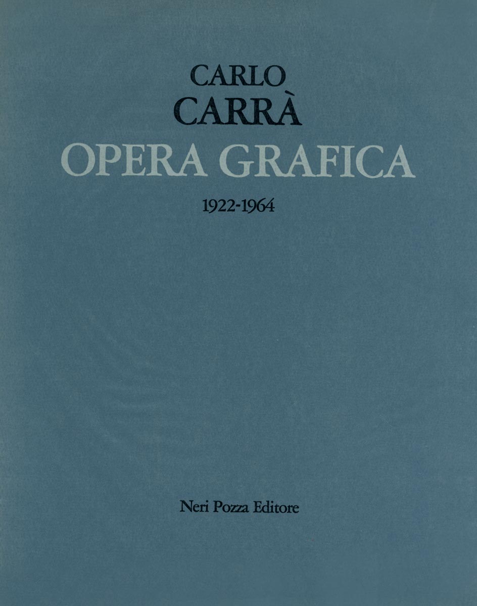 Carlo-Carrà-Catalogue-Offset-Opera-grafica-1922-1964-Neri-Pozza,-Vicenza-1976
