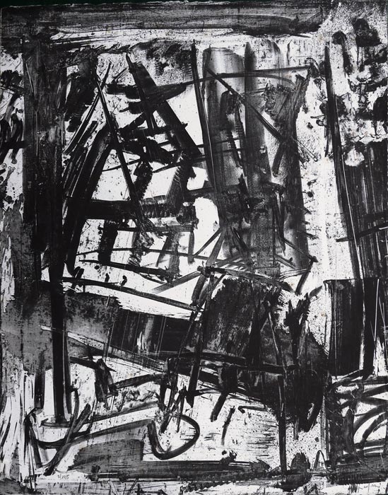Emilio Vedova, Lithographie, -Circulo de Piedra-, 1969