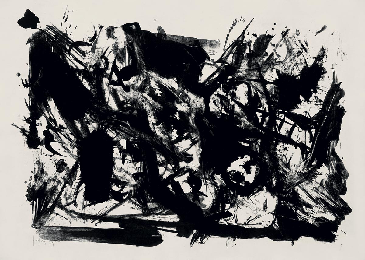 Emilio Vedova, Lithographie, -Spagna Oggi-, 1961