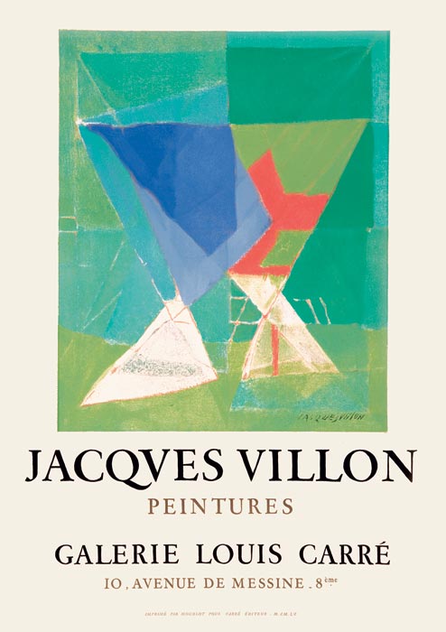 Jacques Villon, Affiche, 1955