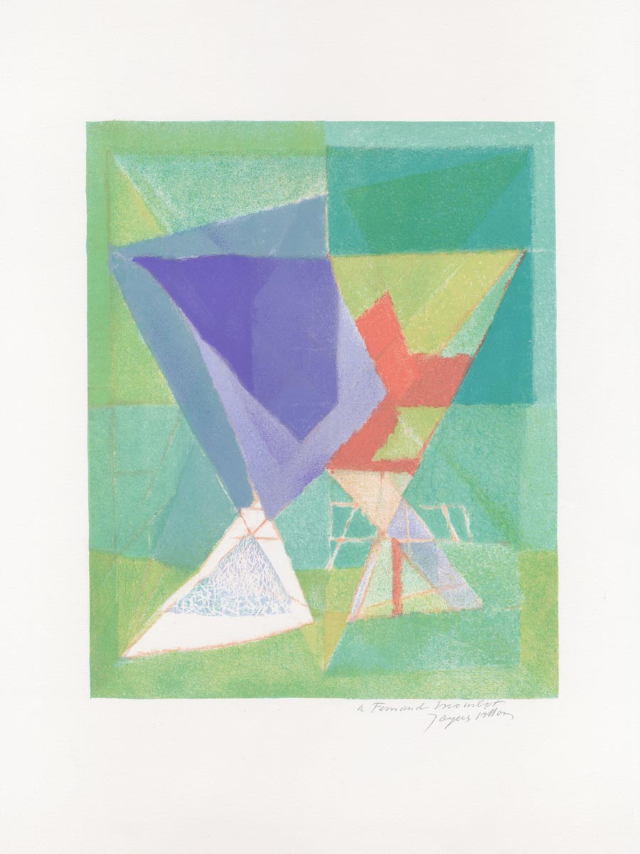 Jacques Villon, Lithographie, -Sans titre-, 1962